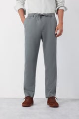 Cortefiel Cal&ccedil;as chino tapered leves Verde