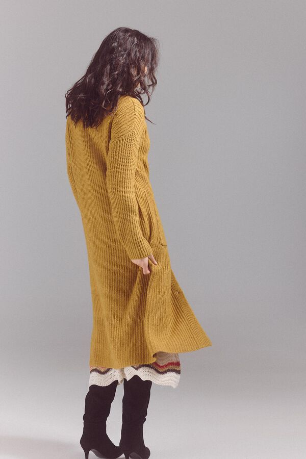 Slowlove Casaco malha perlado Dourado