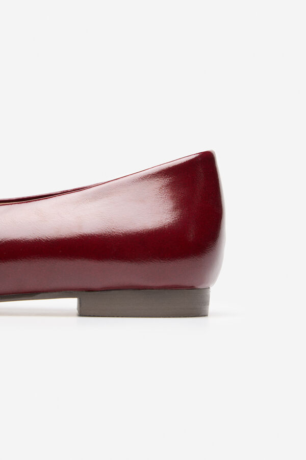Cortefiel Zapato bailarina Granate