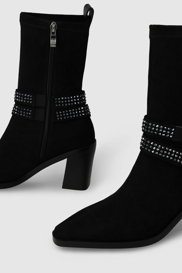 Lodi Botines con tac&oacute;n Negro