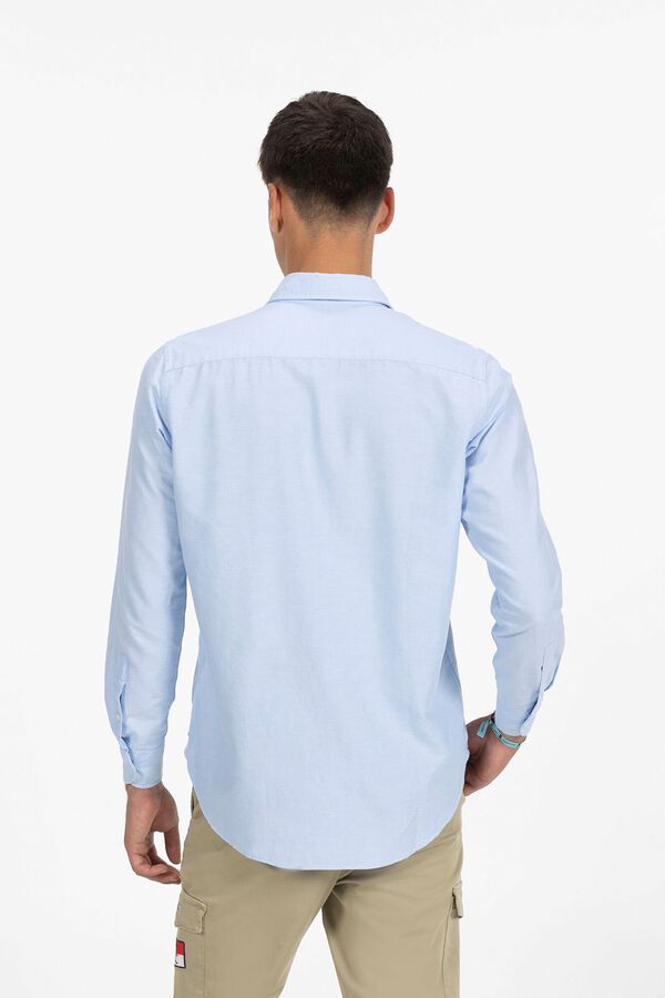 elPulpo Camisa oxford b&aacute;sica  Azul