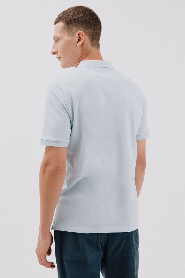 Cortefiel Polo piqu&eacute; Azul