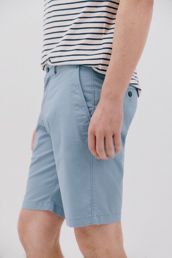 Cortefiel Bermuda chino Azul