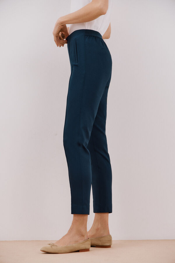 Cortefiel Pantal&oacute;n corte skinny Azul marino