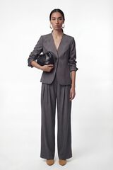 Vero Moda Pantal&oacute;n largo de vestir Gris oscuro