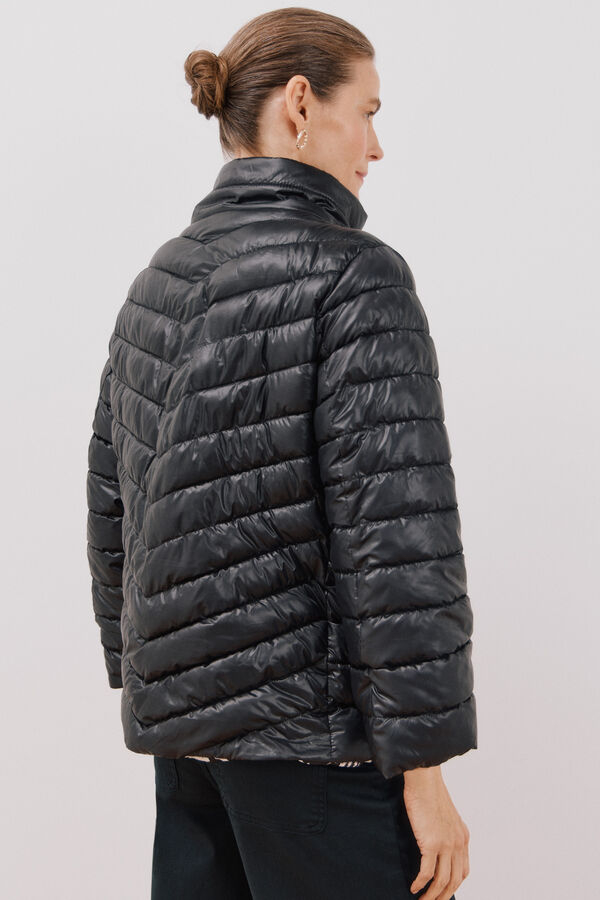 Cortefiel Cazadora acolchada reversible Negro