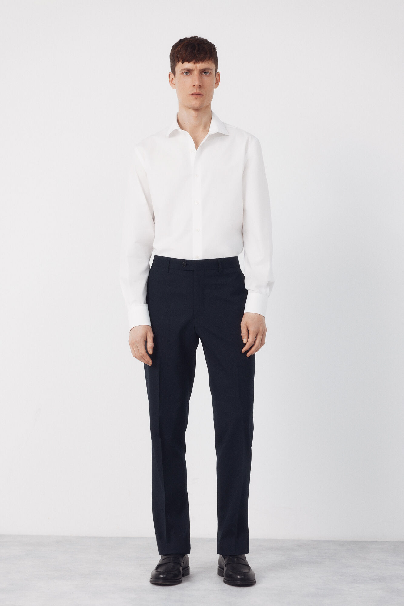 Cortefiel Camisa ottoman corte slim f&aacute;cil de engomar