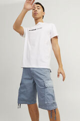 Jack & Jones Cal&ccedil;as curtas cargo Cinzento