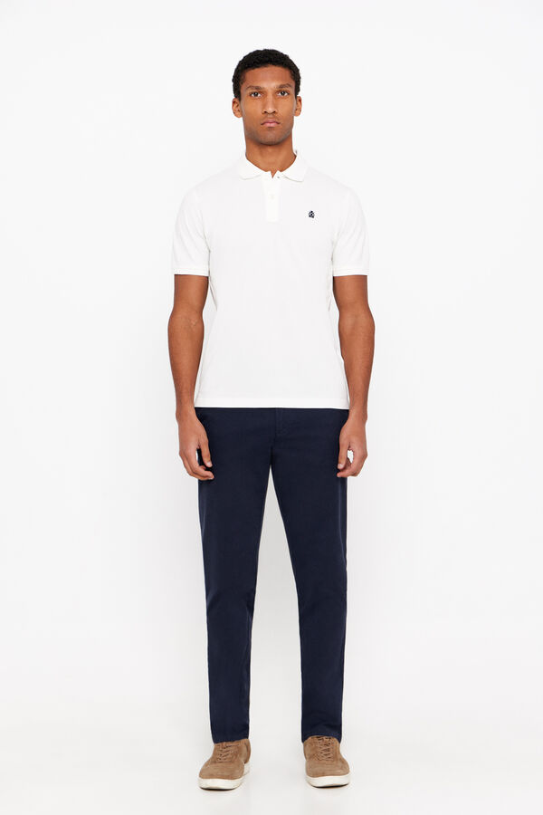 Cortefiel Pantal&oacute;n chino slim fit Azul marino