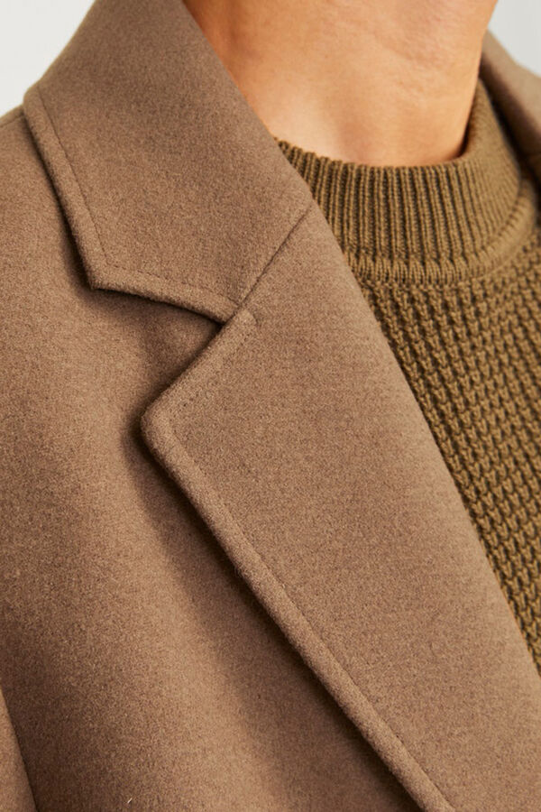 Jack & Jones Abrigo corto Marr&oacute;n