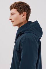 Cortefiel Sobretudo técnico Azul