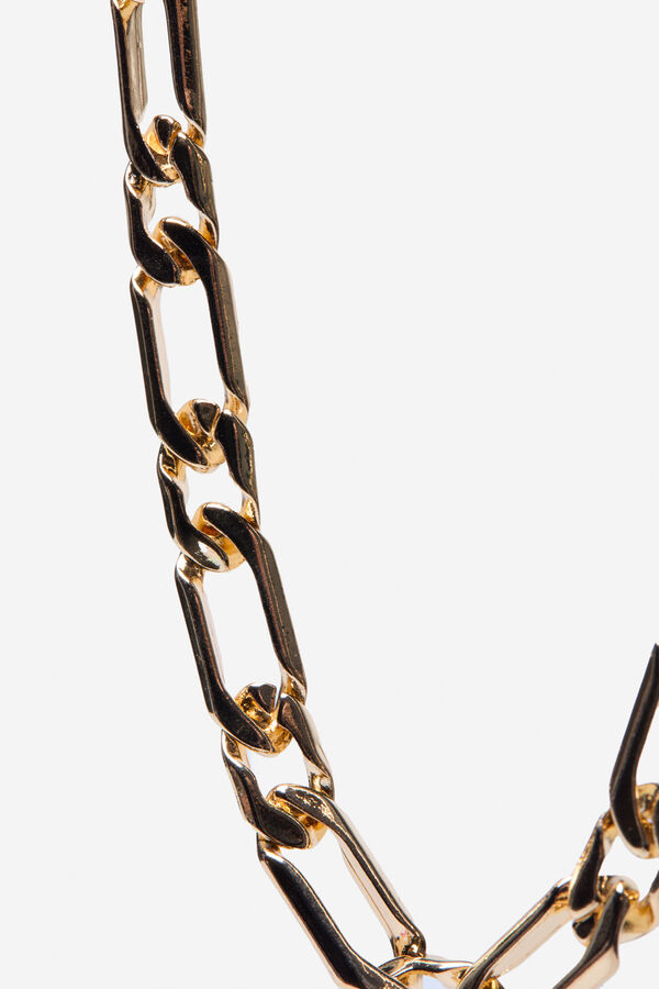 Cortefiel Collar cadena b&aacute;sica Dorado