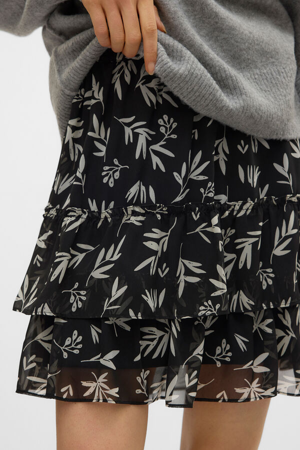 Vero Moda Saia curta fluida Preto