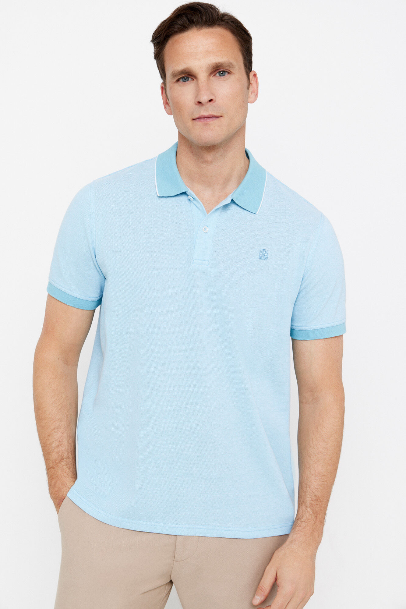 Cortefiel Polo oxford piqu&eacute;