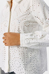 Object Camisa bordado ingl&eacute;s Blanco