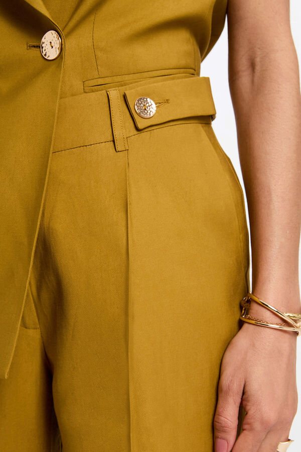 Morgan Pantal&oacute;n estrecho en pernera Amarillo
