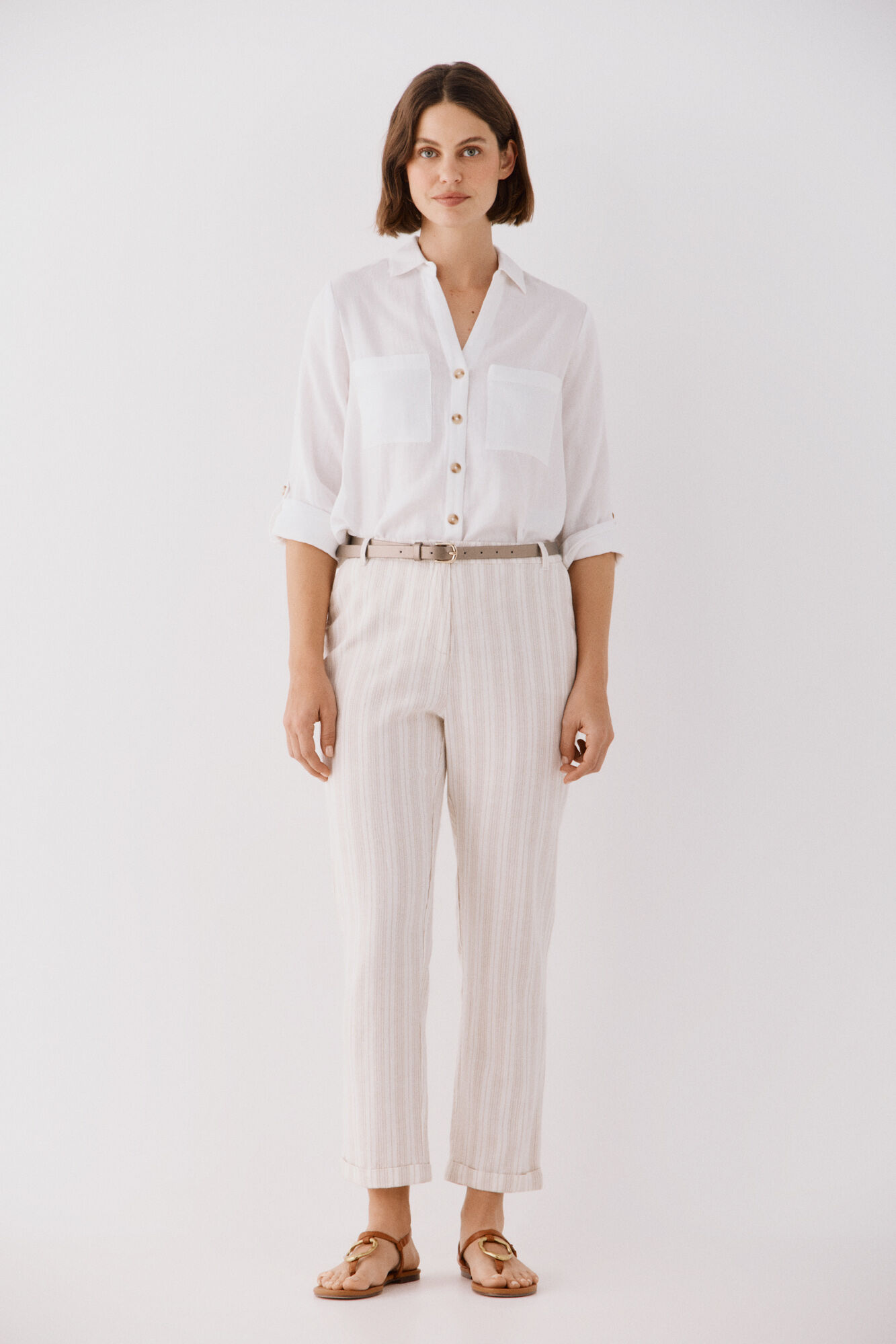 Cortefiel Pantal&oacute;n de lino