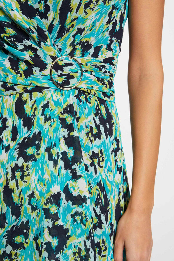 Morgan Vestido largo estampado Multicolor