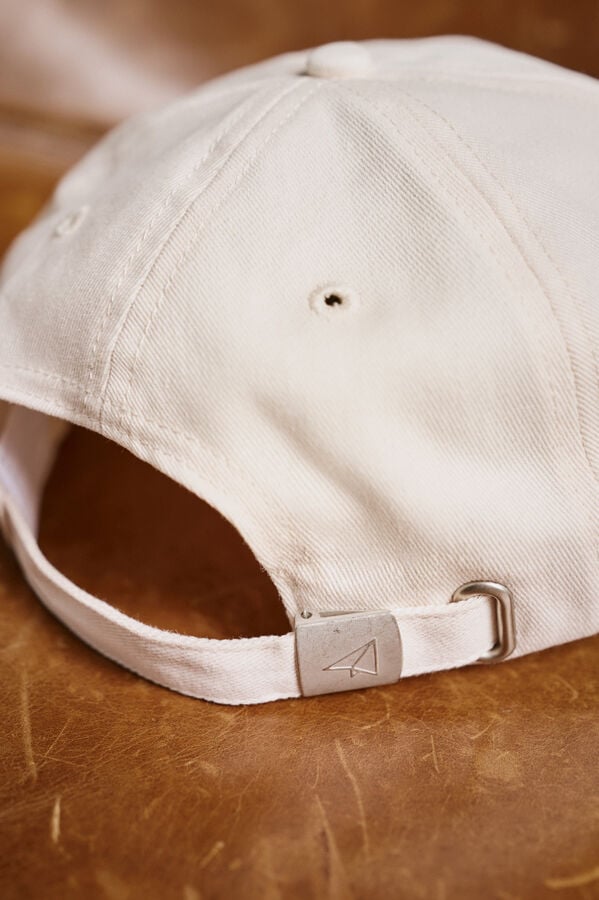 OOTO Gorra visera textil Beige