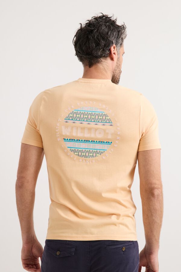 Williot T-shirt C&iacute;rculo &Eacute;tnico Laranja