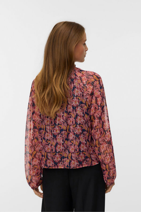 Vero Moda Top de gasa manga larga Multicolor