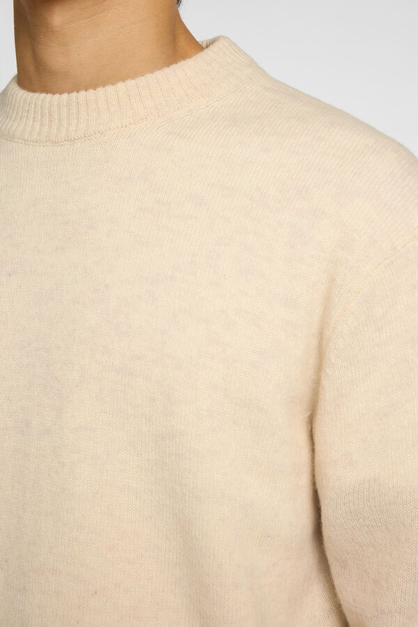 Selected Jersey de punto fino Gris