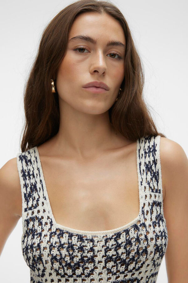 Vero Moda Vestido curto de malha  Azul