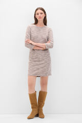 Cortefiel vestido de tweed Cinzento