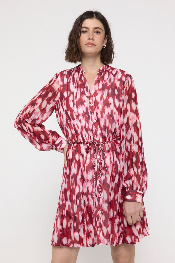 Vero Moda Vestido curto flu&iacute;do manga comprida Branco