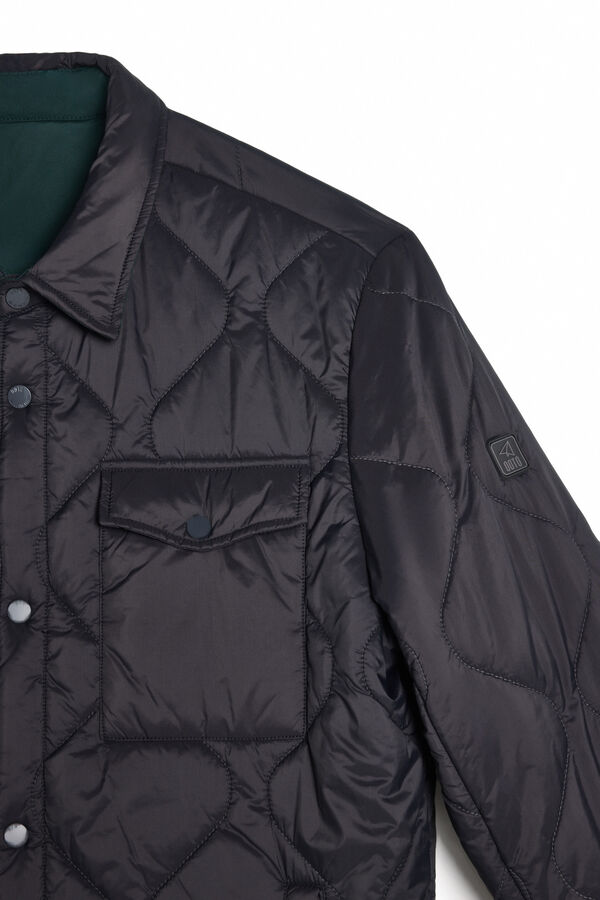 OOTO Blusão reversível Verde