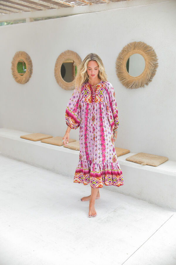 Jaase Vestido midi Camille Subiu