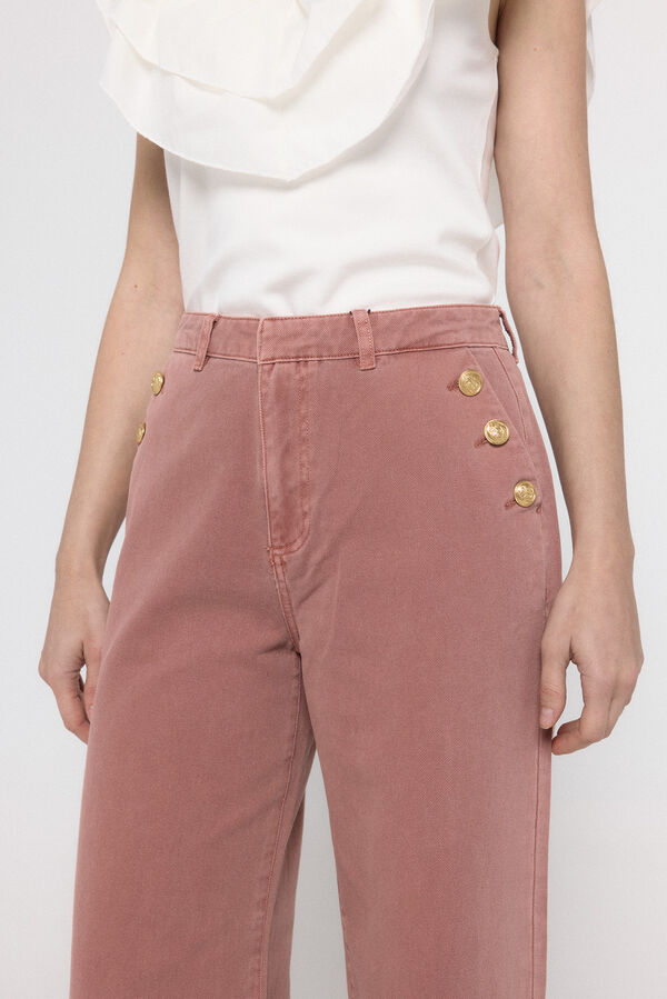 Vero Moda Jeans de tiro alto Rosa
