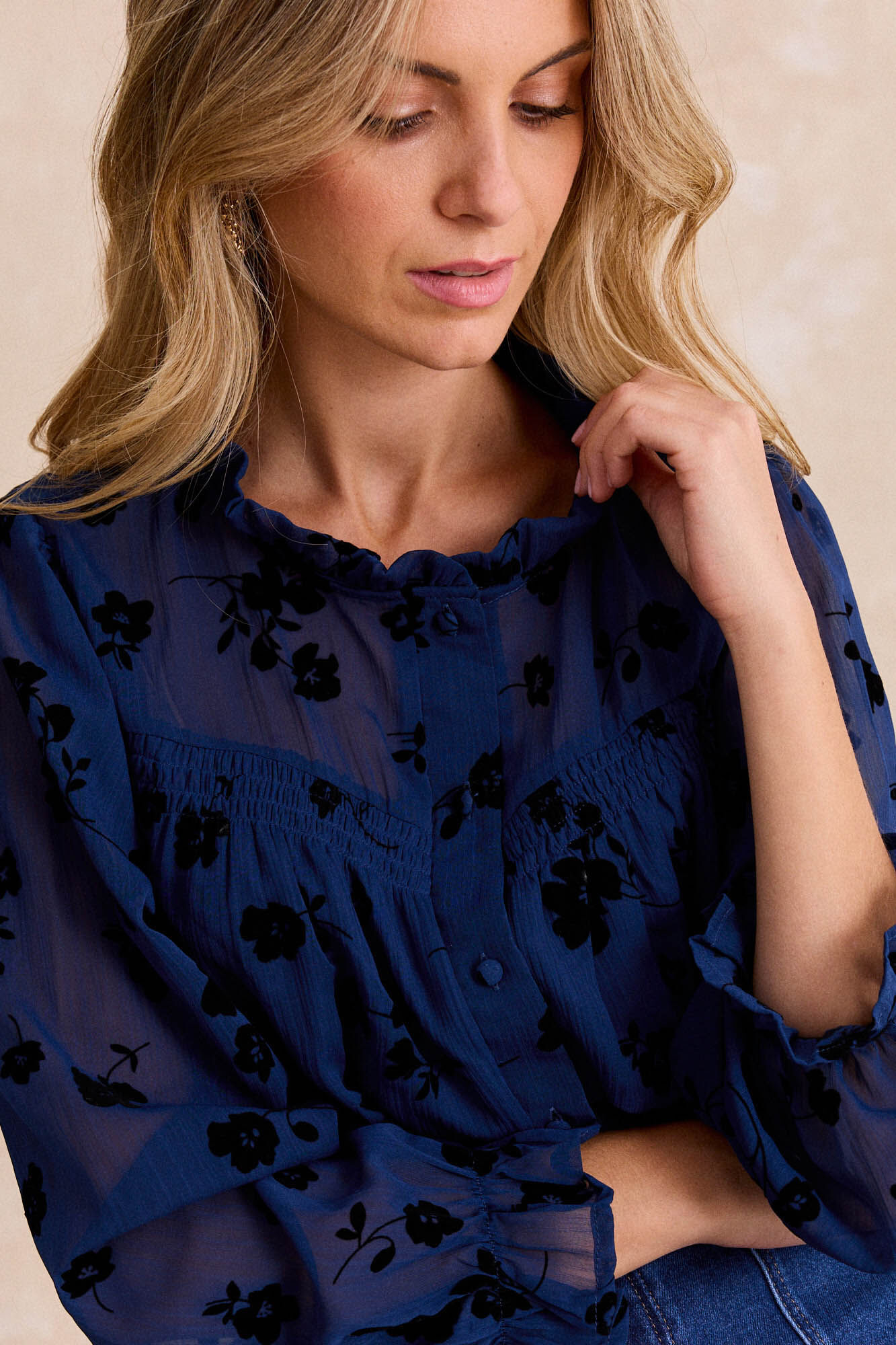Pol&iacute;n Et Moi Camisa flor Estel