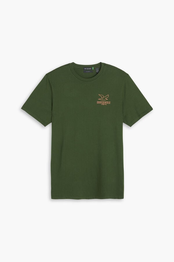 Dockers Camiseta Slim Fit Logo para hombre Verde