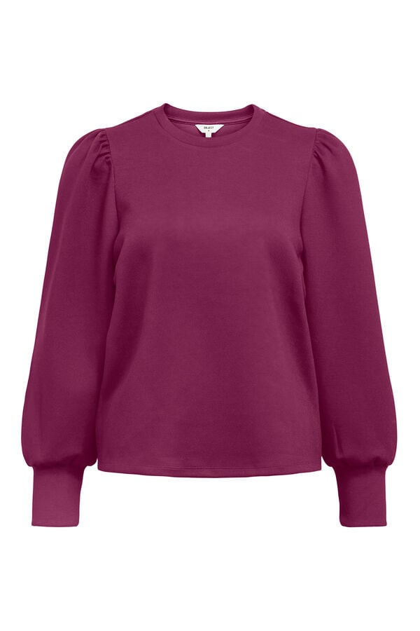 Object Sudadera manga abullonada Morado