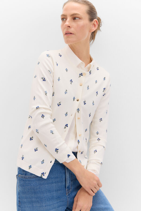 Cortefiel Casaco b&aacute;sico de malha Impress&atilde;o