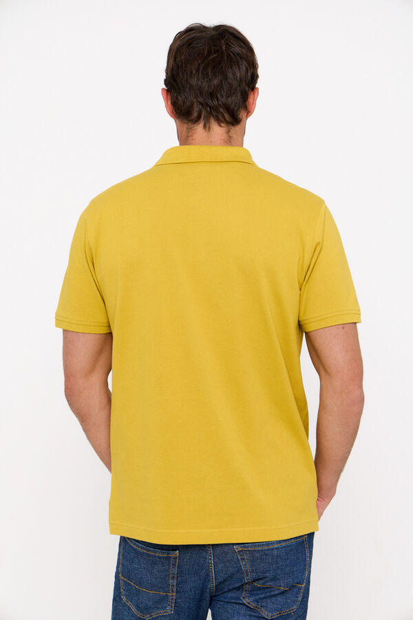 Cortefiel Polo b&aacute;sico Amarillo