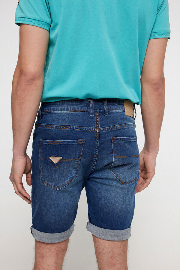 Privata Bermuda tejana mid light Azul