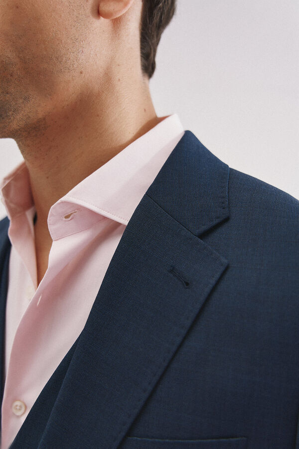 Cortefiel Blazer azul slim fit Azul