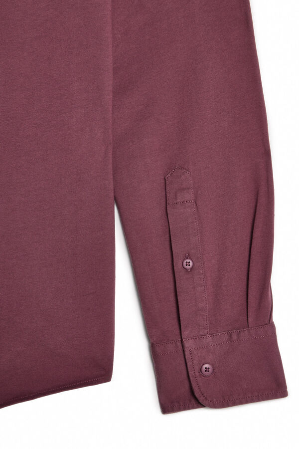 OOTO Camisa lisa de manga comprida Granada