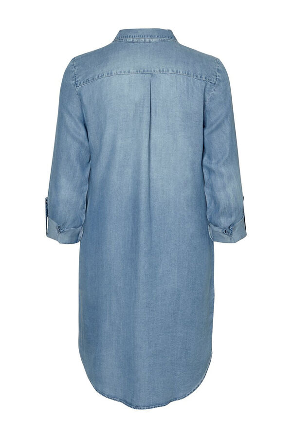 Vero Moda Vestido vaquero de manga larga Azul