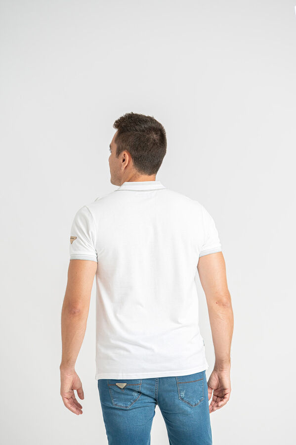 Privata Polo piqu&eacute; b&aacute;sico 100% algod&oacute;n Blanco