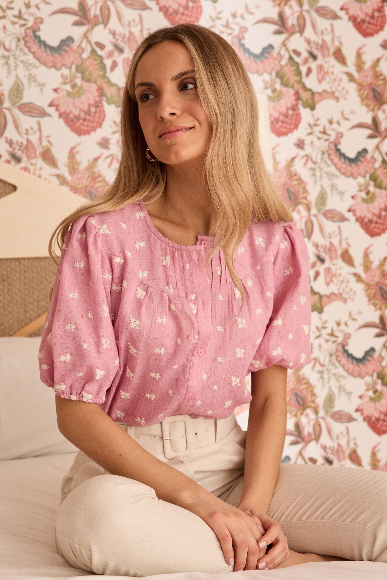 Pol&iacute;n Et Moi Camisa con bordados Lia