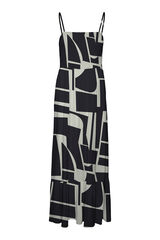 Vero Moda Vestido largo de tirantes Negro