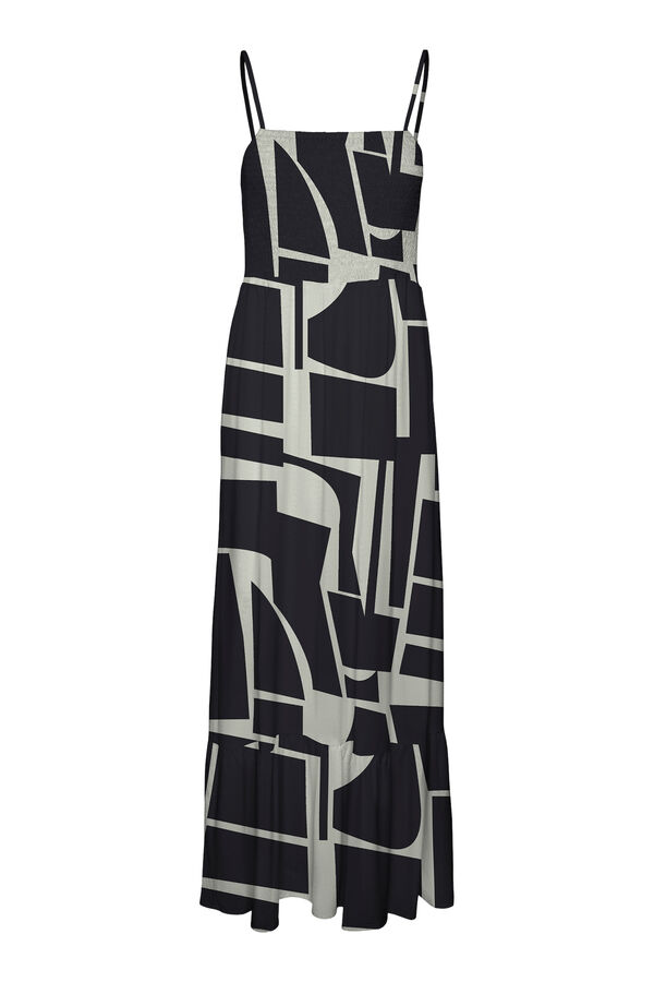 Vero Moda Vestido largo de tirantes Negro