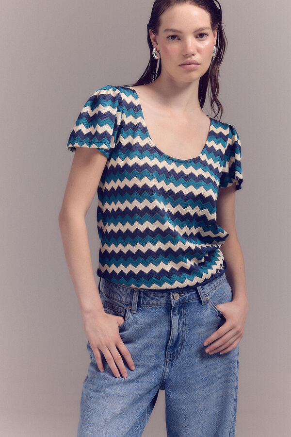 Slowlove T-shirt estrutura zic zacateca Impressão