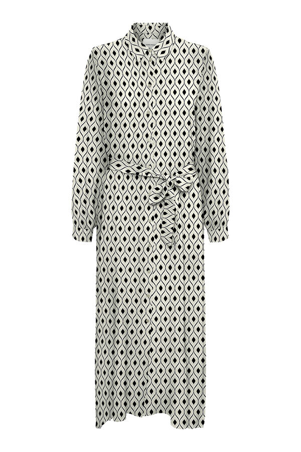 Vero Moda Vestido camisero midi Gris