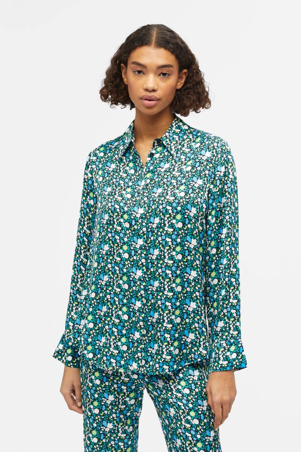 Object Camisa estampada Negro