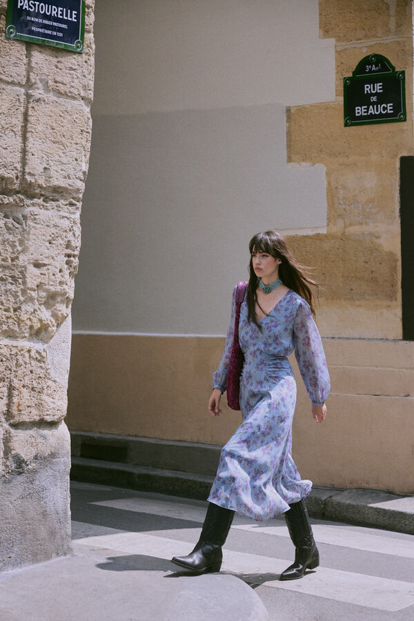 Slowlove Vestido estampado Multicolor