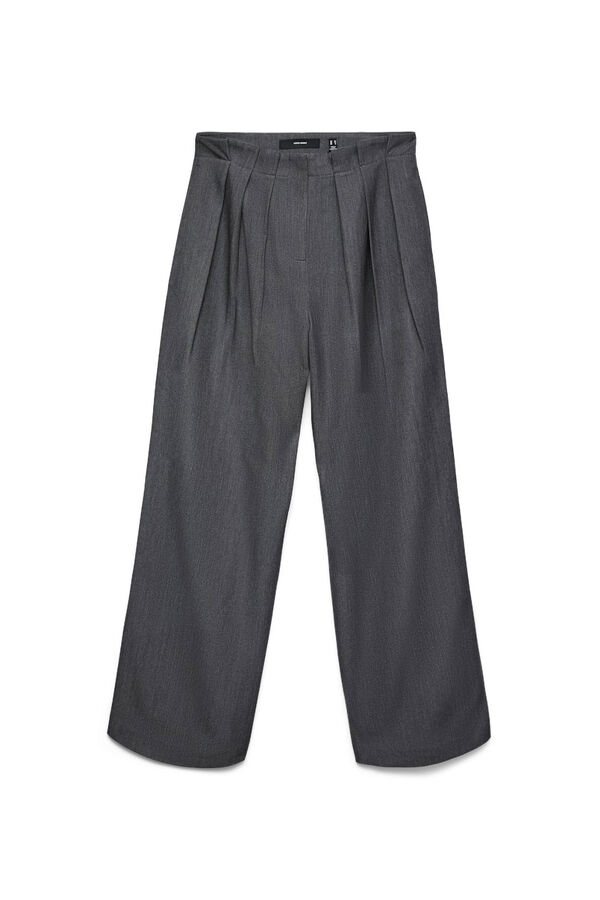 Vero Moda Pantal&oacute;n largo de vestir Gris oscuro